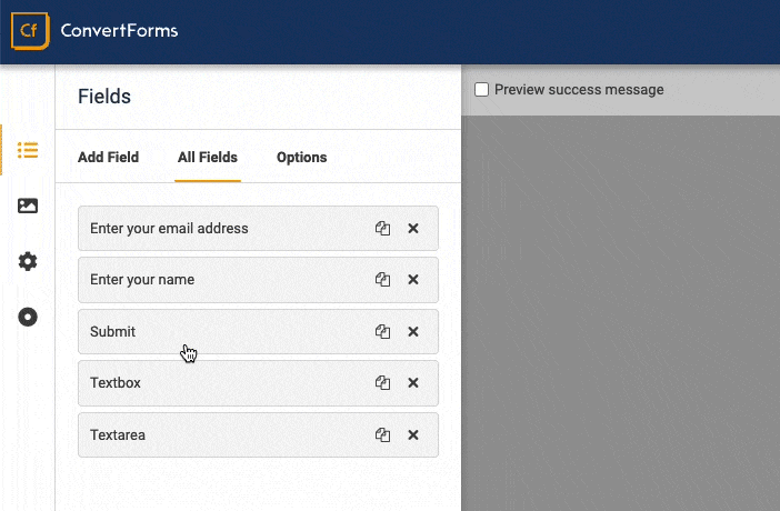 Create a contact form in Joomla - Form Builder