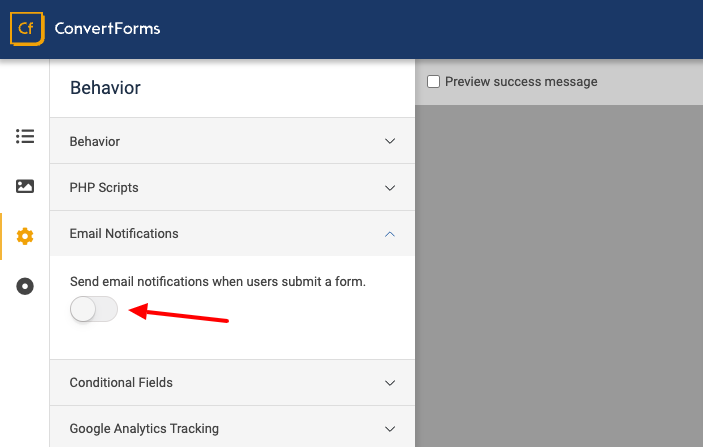 Create a contact form in Joomla - Form Builder