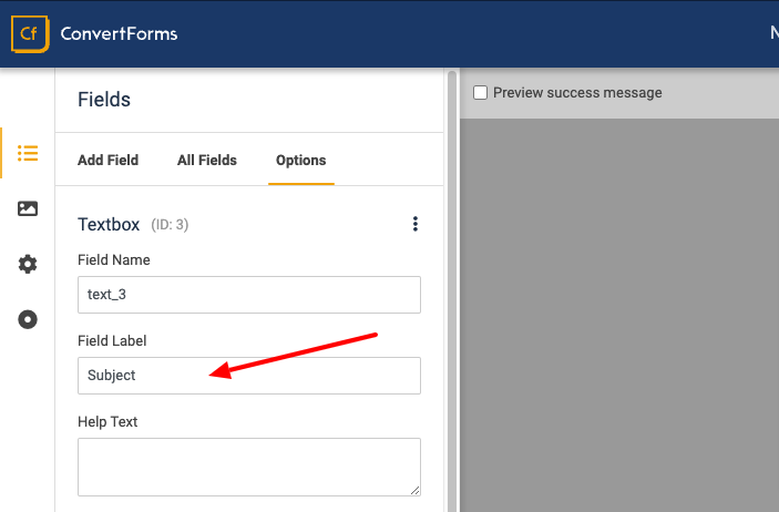 Create a contact form in Joomla - Form Builder