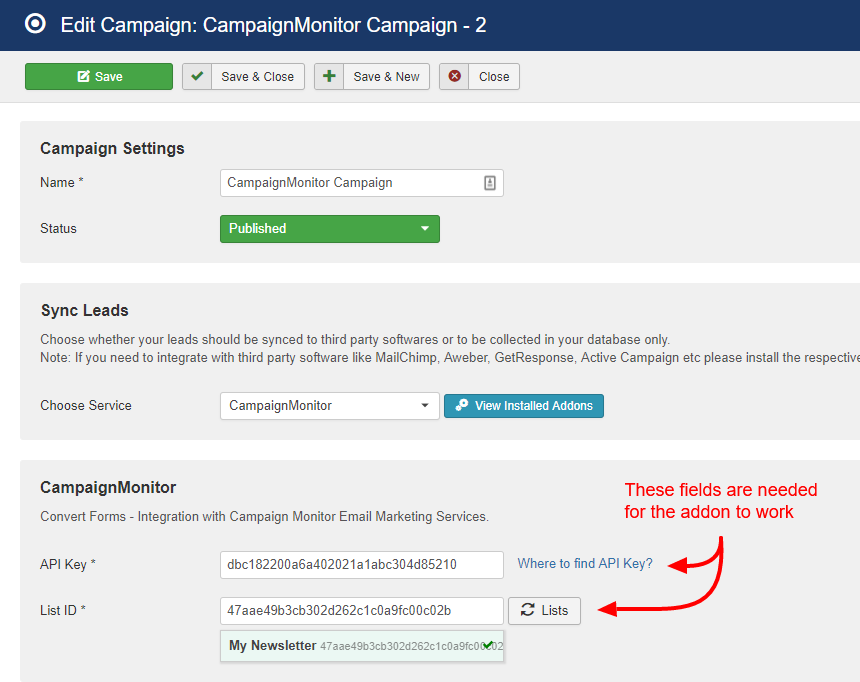 getresponse campaign convert forms