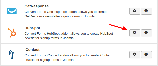 hubspot convert forms addon