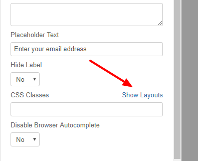 convert forms show layouts