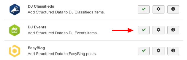 DJ Events Structured Data