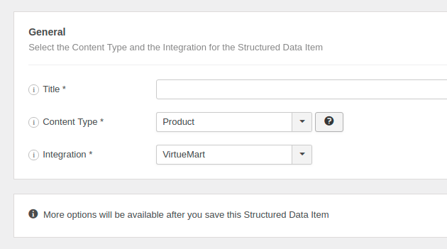 The Product Structured Data