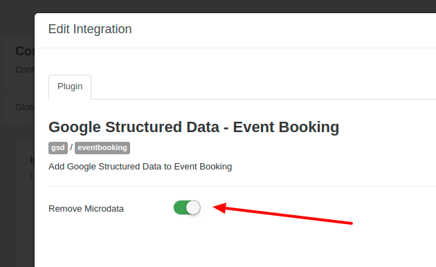 GSD Event Booking Remove Microdata