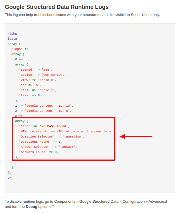 FAQ Schema Example 4 XPath