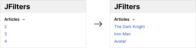 Advanced Custom Fields JFilters Integration - Articles Field